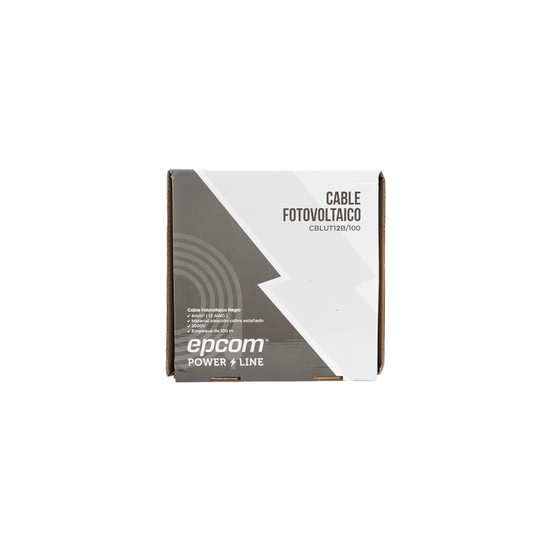 Cable Fotovoltaico 4mm2 12AWG Negro 100m | Precio México - Envío Inmediato | LM Soluciones