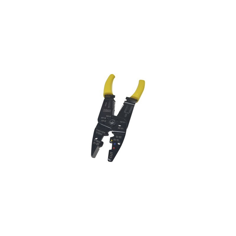 Pinza Cortacables Pelacables 10-22 AWG con Plegador de Conec | Precio México - Envío Inmediato | LM Soluciones