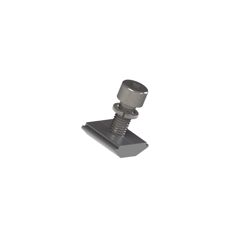 Conector N con tornillo para fijación en riel 5 y 8