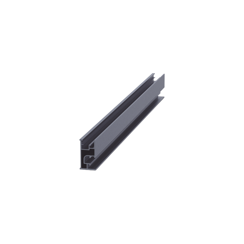 Riel 7 2100mm Aluminio Anodizado para Módulos Fotovoltaicos
