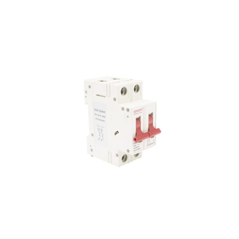 Interruptor Térmico 2P 20A 800Vcc Fotovoltaico EPCOM | Precio México - Envío Inmediato | LM Soluciones