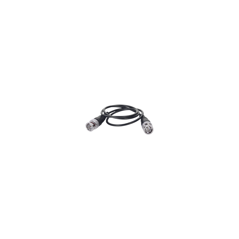 Cable Coaxial armado con conector BNC y longitud de 60 cm, Optimizado para HD ( TurboHD, HD-SDI, AHD )