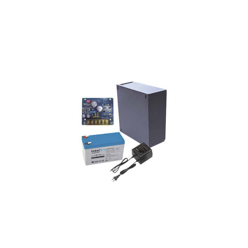 Kit Fuente Respaldo EPCOM 12Vcc 2.5A con Batería 7Ah | Precio México - Envío Inmediato | LM Soluciones