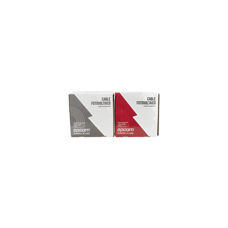 Cable Fotovoltaico 10 AWG EPCOM 100m Rojo/Negro | Precio México - Envío Inmediato | LM Soluciones