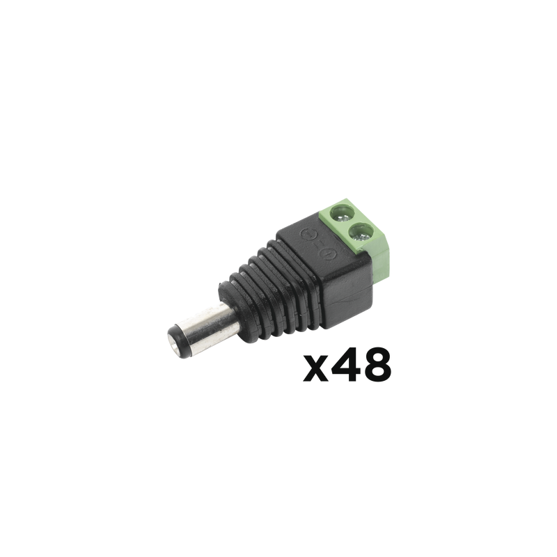 Kit 48 Conectores Macho JR52 12Vcc Epcom Powerline | Precio México - Envío Inmediato | LM Soluciones