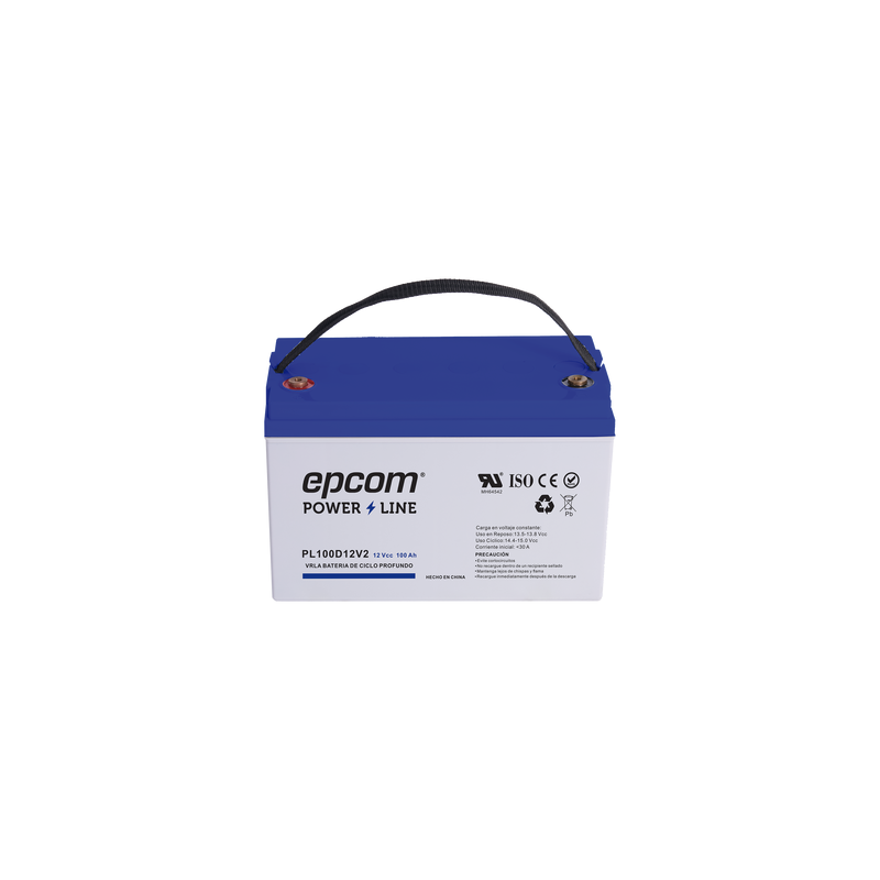 Batería 12V 100Ah AGM EPCOM Powerline | Ciclo profundo | Precio México - Envío Inmediato | LM Soluciones