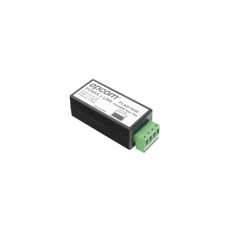 (2 en 1) Convertidor de Energía 24 Vca a 12 Vcc (CA a CD) y Filtro Contra Ruido para Cámaras / Voltaje de Entrada 20~30 Vca / Salida 12Vcc @ 1 A / ENVIO DE ENERGIA A LARGAS DISTANCIAS / Terminales Tipo Tornillo. 