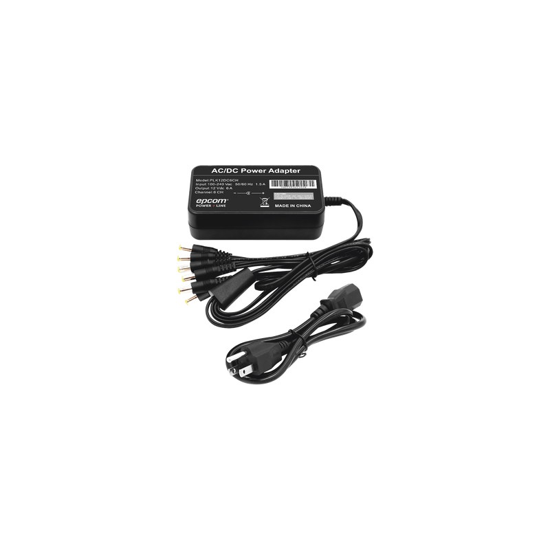 Fuente de Poder 12V 6A 6 Salidas EPCOM POWERLINE | Precio México - Envío Inmediato | LM Soluciones
