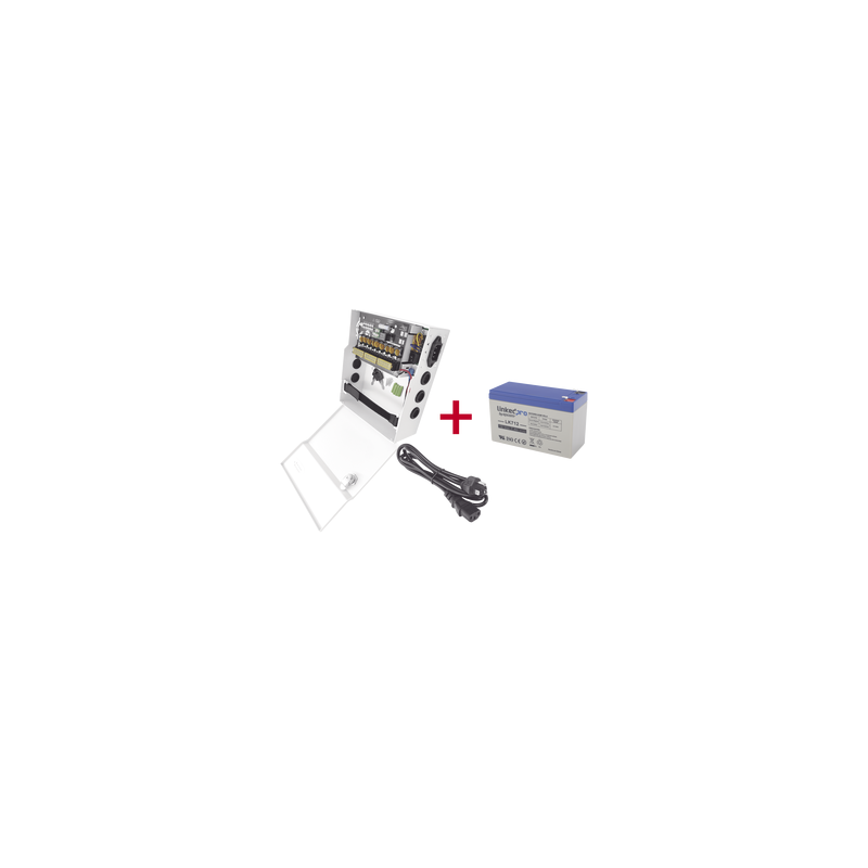 Kit Fuente Poder Epcom 8 Salidas con Batería Respaldo | Precio México - Envío Inmediato | LM Soluciones