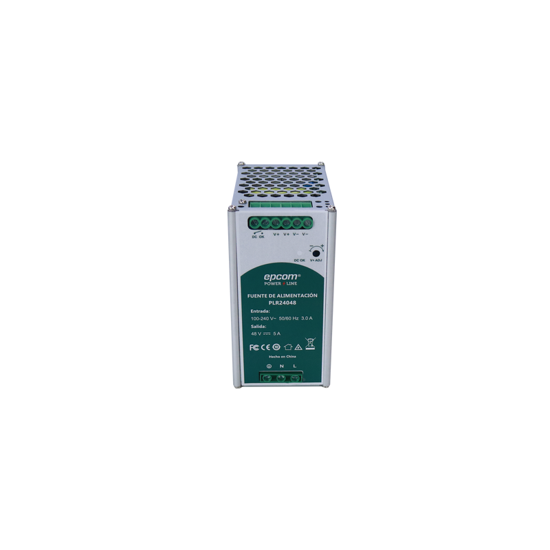 Fuente de Alimentación 48VCC 5A 240W Riel DIN EPCOM