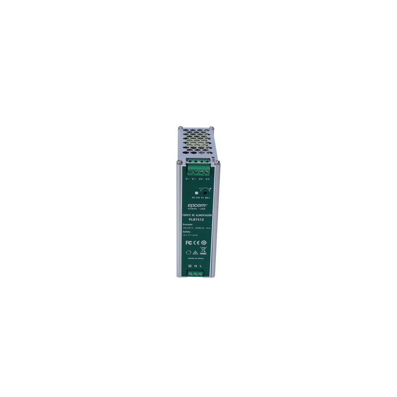 Fuente Alimentación 75W 12Vcc 6.3A Riel DIN EPCOM POWERLINE