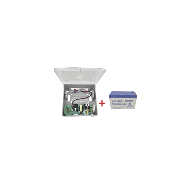 Kit Fuente PS12DC4PBK + Batería LK712 | Epcom Powerline | Precio México - Envío Inmediato | LM Soluciones
