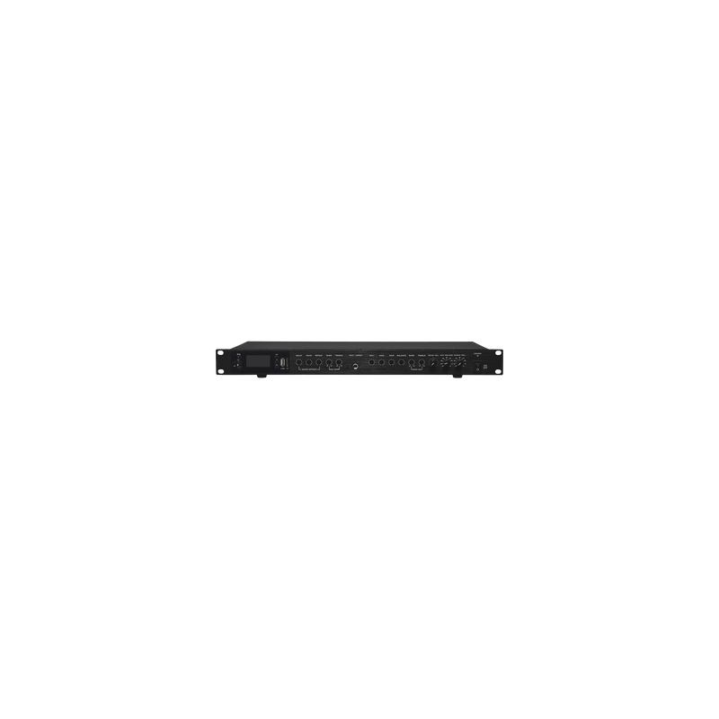 Amplificador de Audio | 2 x 60W | Baja Impedancia 4 - 8Ω | Reproductor Bluetooth, USB, SD | Efectos Integrados Delay, Echo, Repeat
