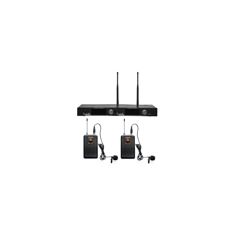 Kit Microfonía Inalámbrica UHF 2 Lavalier EPCOM PROAUDIO | Precio México - Envío Inmediato | LM Soluciones