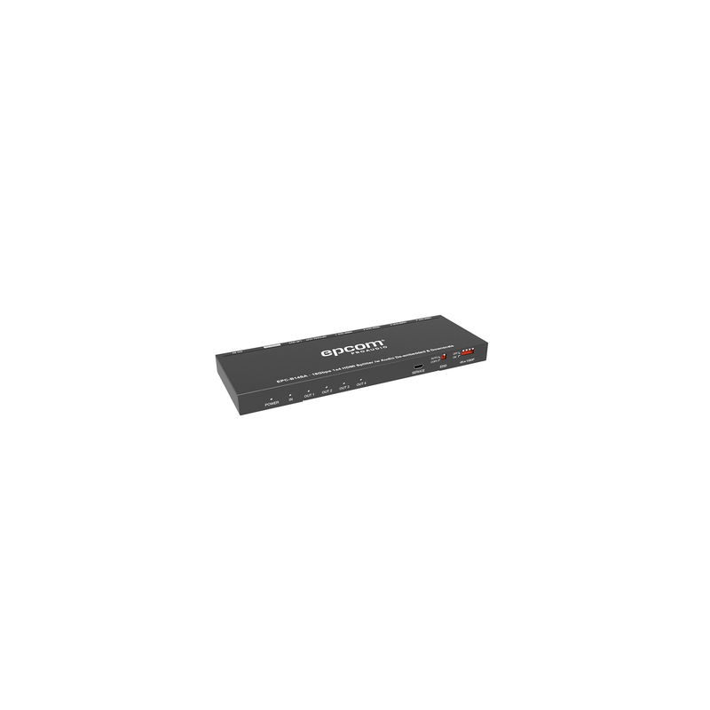 Splitter HDMI 1x4 Epcom 4K 60Hz con Extractor de Audio | Precio México - Envío Inmediato | LM Soluciones
