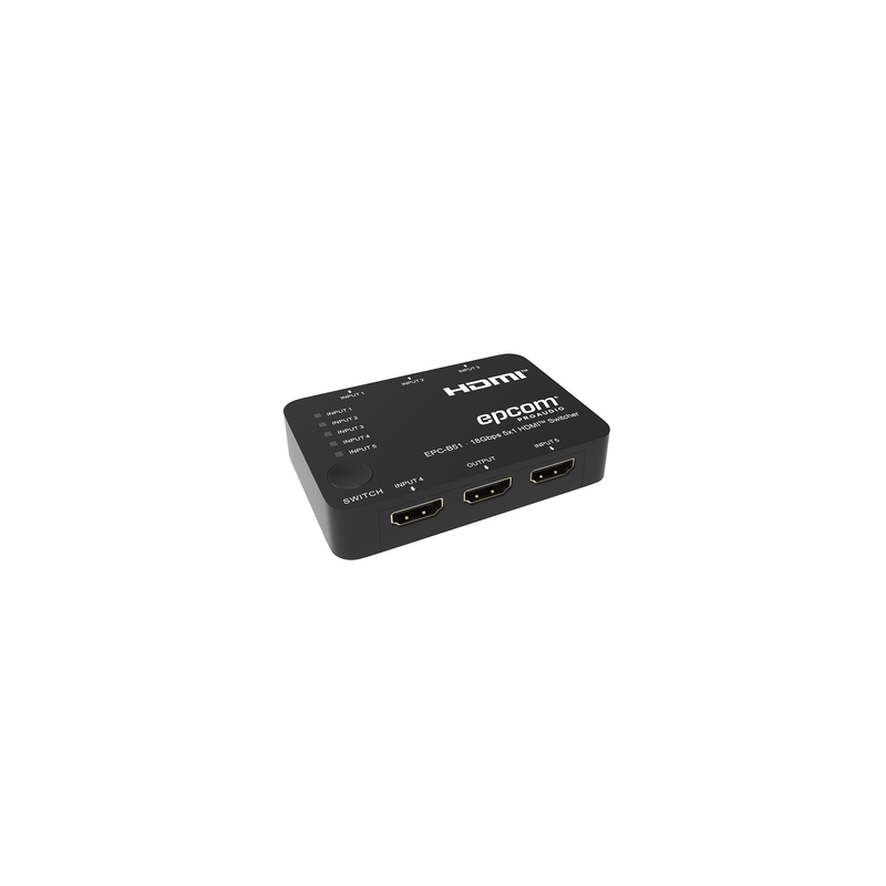 Switch HDMI 5x1 4K@60Hz 18Gbps | EPCOM PROAUDIO | Precio México - Envío Inmediato | LM Soluciones