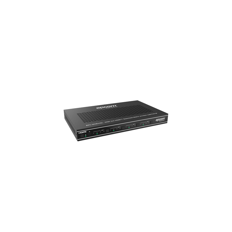 Matriz HDMI 4x4 EPCOM PROAUDIO 4K@60Hz Seamless Switch | Precio México - Envío Inmediato | LM Soluciones