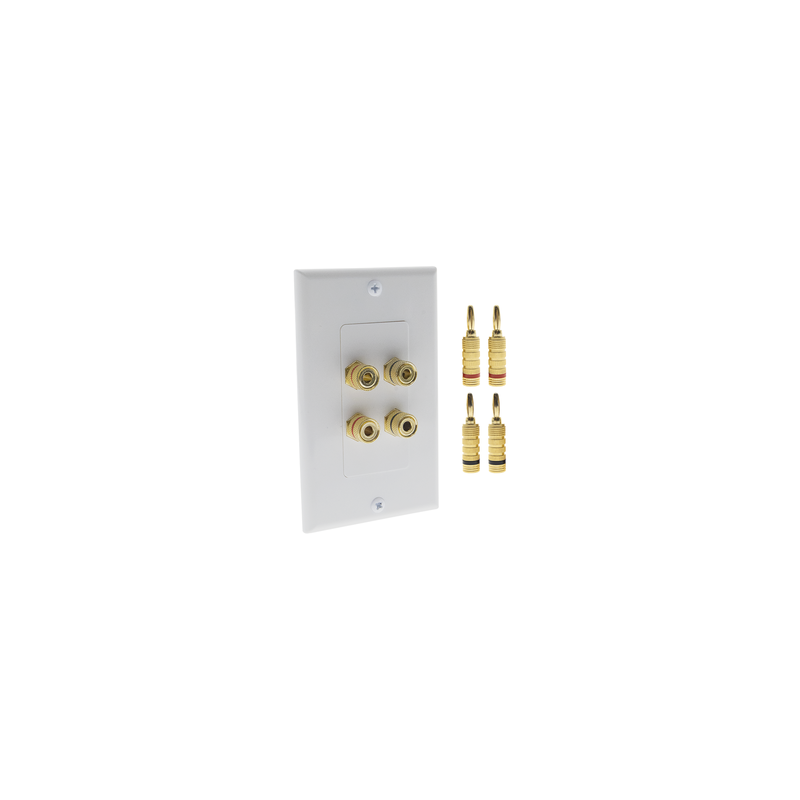 Kit Placa de Pared y Conectores Banana EPCOM PROAUDIO | Precio México - Envío Inmediato | LM Soluciones