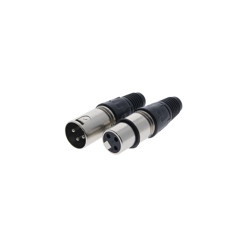 Kit Conectores XLR Macho y Hembra EPCOM ProAudio | Precio México - Envío Inmediato | LM Soluciones