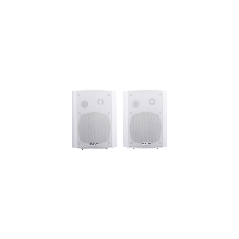 Altavoces Amplificados de Pared 20W EPCOM PROAUDIO Blanco | Precio México - Envío Inmediato | LM Soluciones