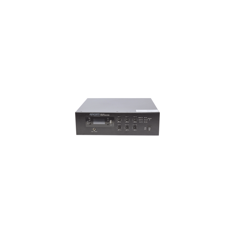 Amplificador Mezclador EPCOM PROAUDIO 120W 70/100V | Precio México - Envío Inmediato | LM Soluciones
