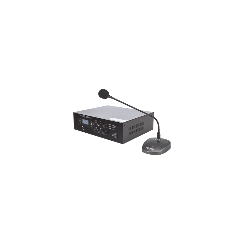 Kit Amplificador 120W y Micrófono EPCOM PROAUDIO | Precio México - Envío Inmediato | LM Soluciones