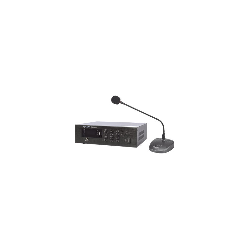 KIT de Amplificador de Audio de 240W Modelo SFB240 | más Micrófono de Escritorio Modelo SF621A