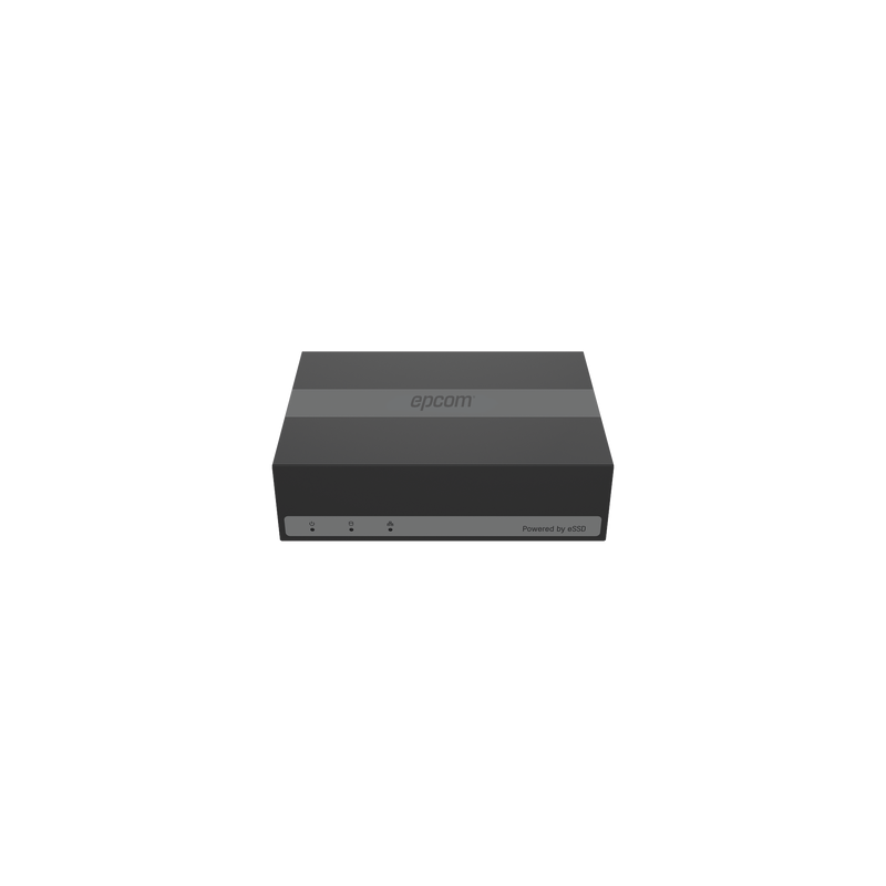 DVR 4MP TurboHD EPCOM con eSSD 480GB ACUSENSE Lite H.265+ | Precio México - Envío Inmediato | LM Soluciones