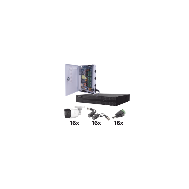 Kit TurboHD 1080p 16 Canales con Micrófono EPCOM PROFESSIONA | Precio México - Envío Inmediato | LM Soluciones