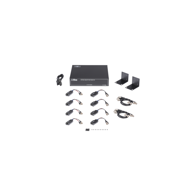 Kit Transceptor Activo 8 Canales Video+Poder UTP EPCOM TITAN | Precio México - Envío Inmediato | LM Soluciones