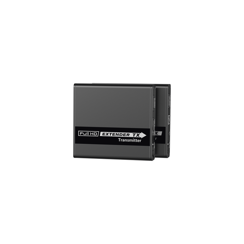 Kit Extensor HDMI para distancias de 70 metros / Soporta resoluciones 720 y 1080P @ 60 Hz / Cat 6, 6a y 7 / Cero Latencia / Uso 24/7 / HDR10 / Salida Loop /  Configuración EDID / Soporta control remoto del equipo fuente / Salida de audio de 3.5mm