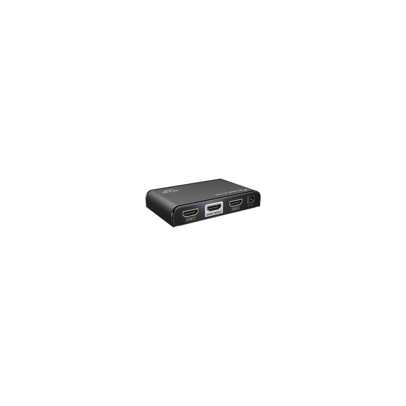 Divisor (Splitter) HDMI 4K de 1 entrada a 2 salidas / Soporta 4K×2K / HDMI 2.0 /  HDCP 2.2 / HDMI 3D / Longitud del cable de Entrada ≤30m, Salida ≤25m / Divide 1 Entrada de video HDMI  a 2 Salidas de Video HDMI (Simultaneas).