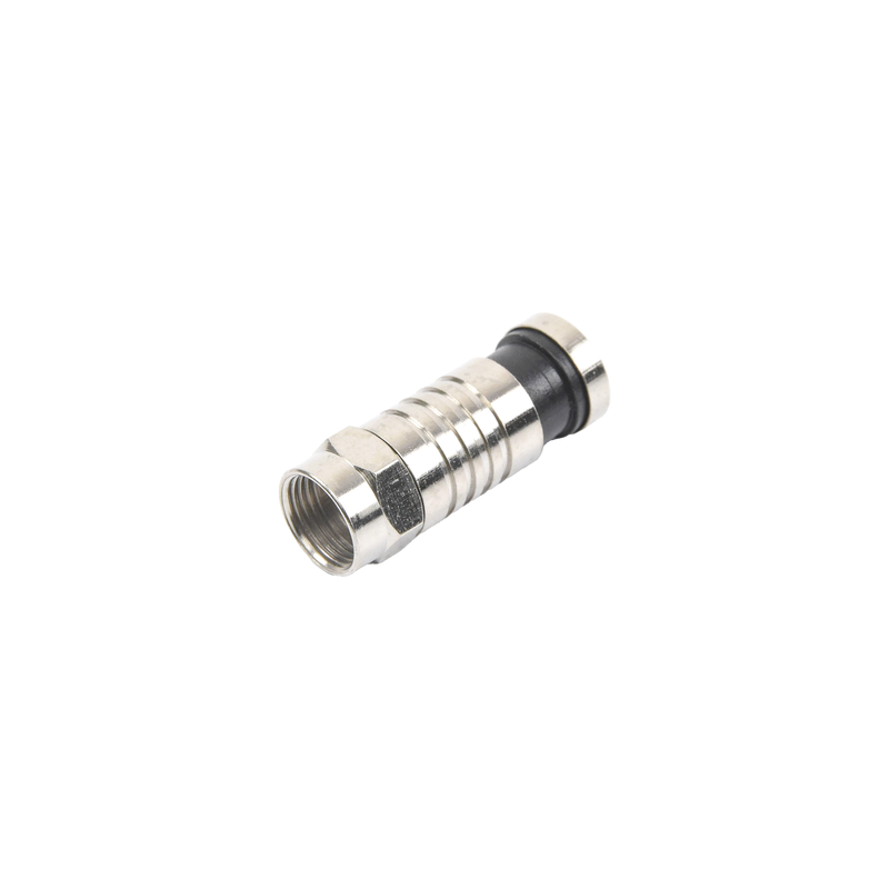 Conector F Macho Compresión RG-59 Bronce Niquelado Epcom | Precio México - Envío Inmediato | LM Soluciones