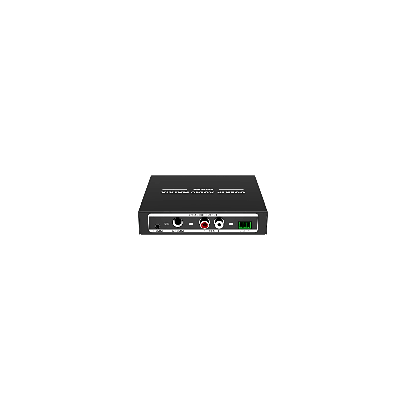 Extensor de Audio sobre IP | PCM 2.0 | 120 m | Matriz Flexible 1 a 1 / 1 a N / N a N | Interfaces Profesionales | Protección ESD | Solo Receptor