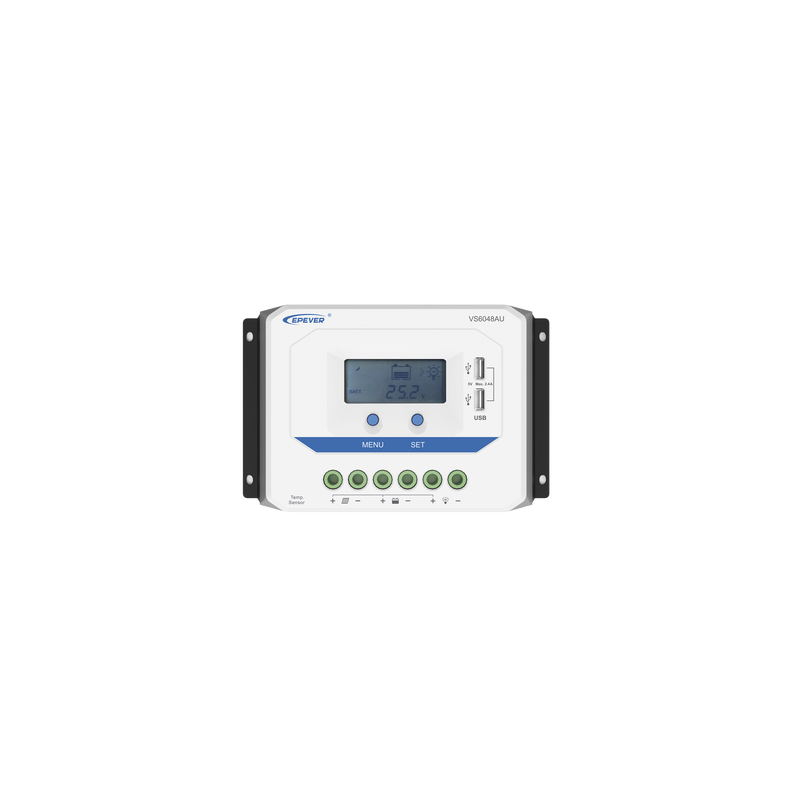 Controlador Carga Solar EPEVER PWM 60A | Ahorro Energético | Precio México - Envío Inmediato | LM Soluciones