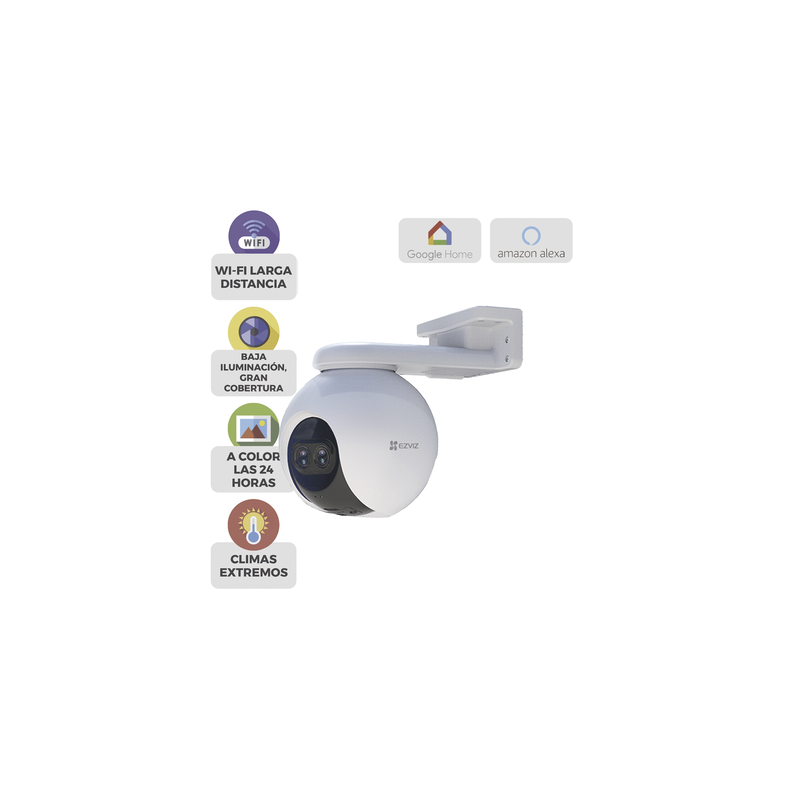 PT IP 2MP EZVIZ Lente Dual 2.8/12mm Wi-Fi Visión Nocturna Co | Precio México - Envío Inmediato | LM Soluciones