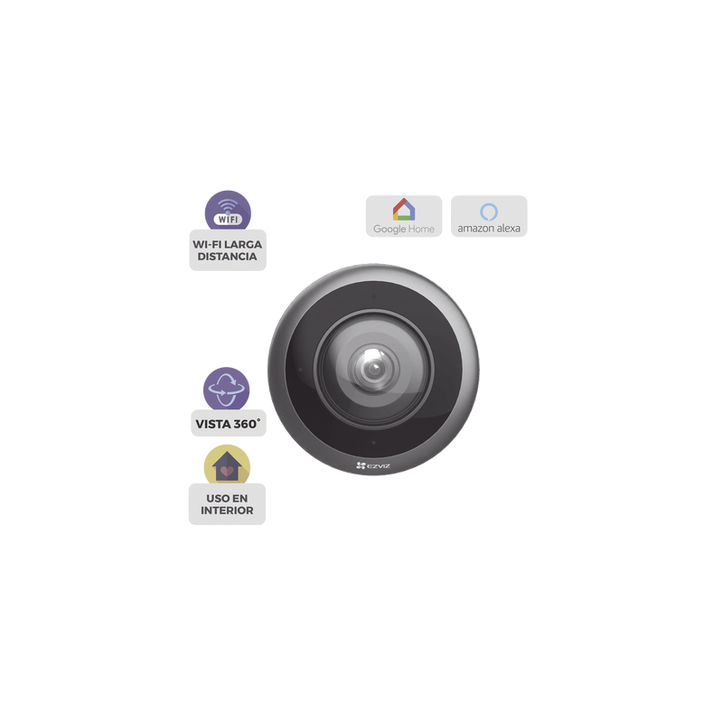 Cámara IP Fisheye EZVIZ 3K+ 360° Dual Band