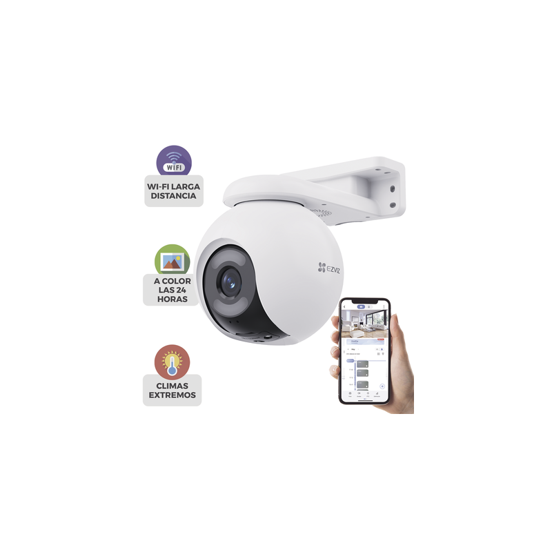 Cámara PT Wi-Fi EZVIZ 4MP Panorámica 360° | LM Soluciones
