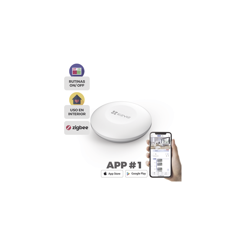 Botón de Emergencia Inalámbrico EZVIZ Zigbee | LM Soluciones