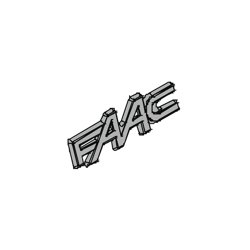 Logotipo de Plástico FAAC para Equipos
