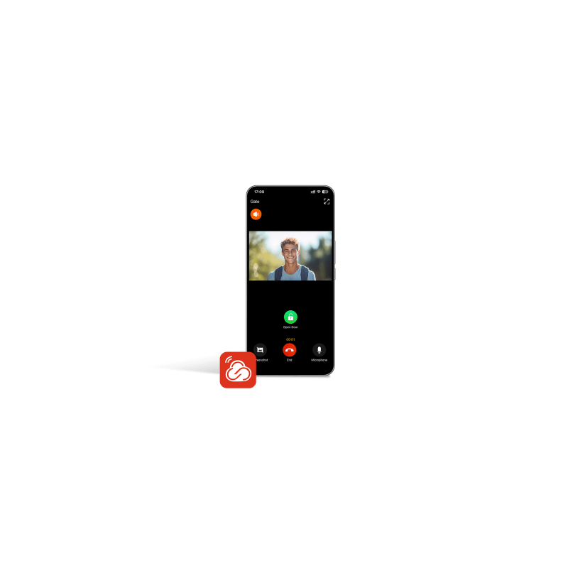 Licencia Permanente, Un Usuario Principal y 4 usuarios adicionales para App Fanvil Link , Monitoreo, Apertura Remota, Creación de Códigos QR