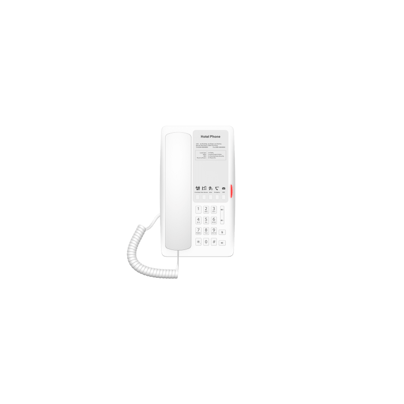 Teléfono IP Hotelero Wi-Fi 6 FANVIL 2 Líneas SIP PoE | Precio México - Envío Inmediato | LM Soluciones