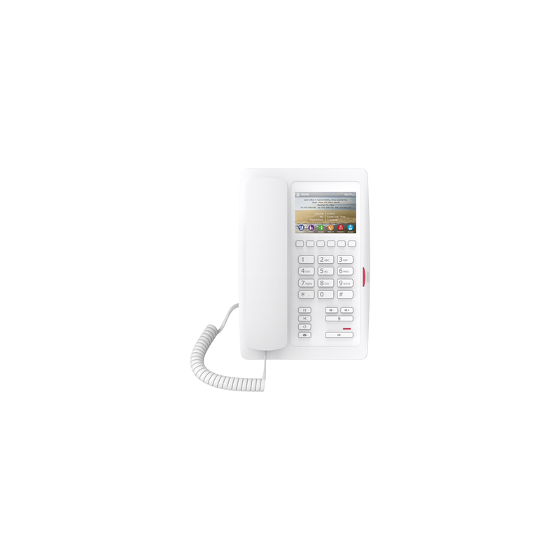 Teléfono para Hotelería Fanvil H5W Blanco, Pantalla LCD 3.5