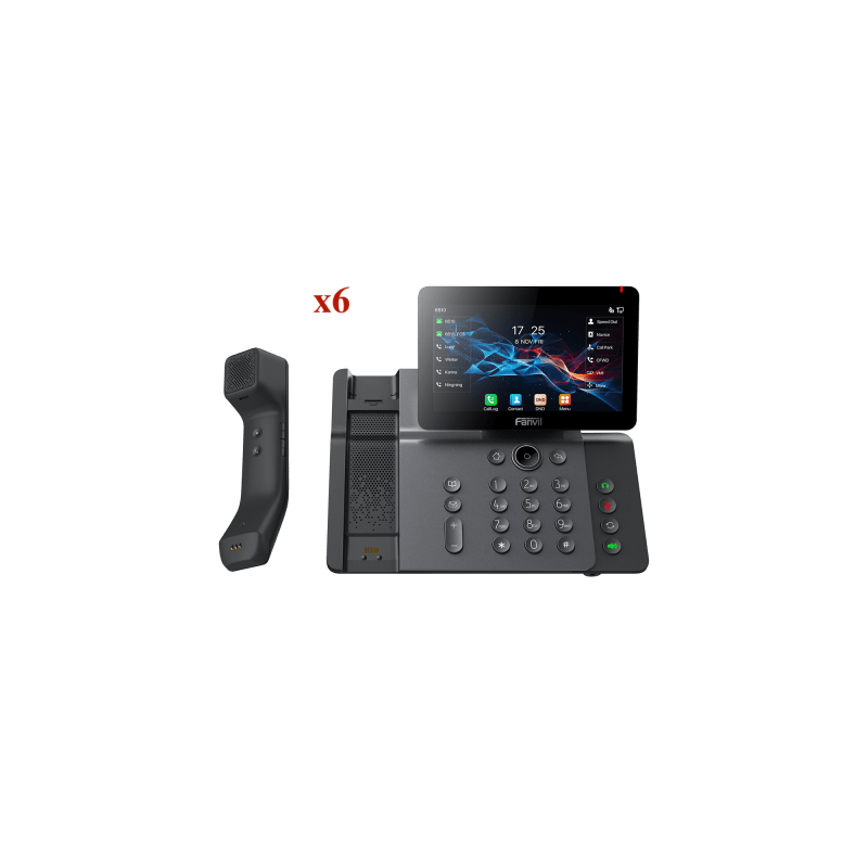 Kit 6 Teléfonos IP FANVIL V66PRO Precio de 3 | Precio México - Envío Inmediato | LM Soluciones