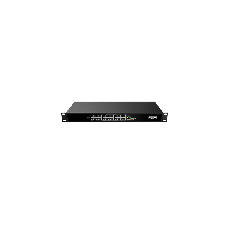 Switch PoE de 2 Hilos Fanvil PN24 24 puertos RJ11 | Precio México - Envío Inmediato | LM Soluciones