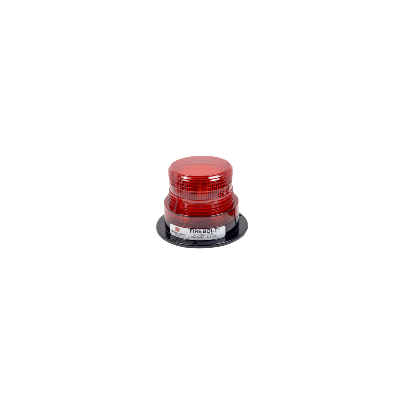 Estrobo Rojo FireBolt Plus sin tubo de reemplazo, 115 Vca