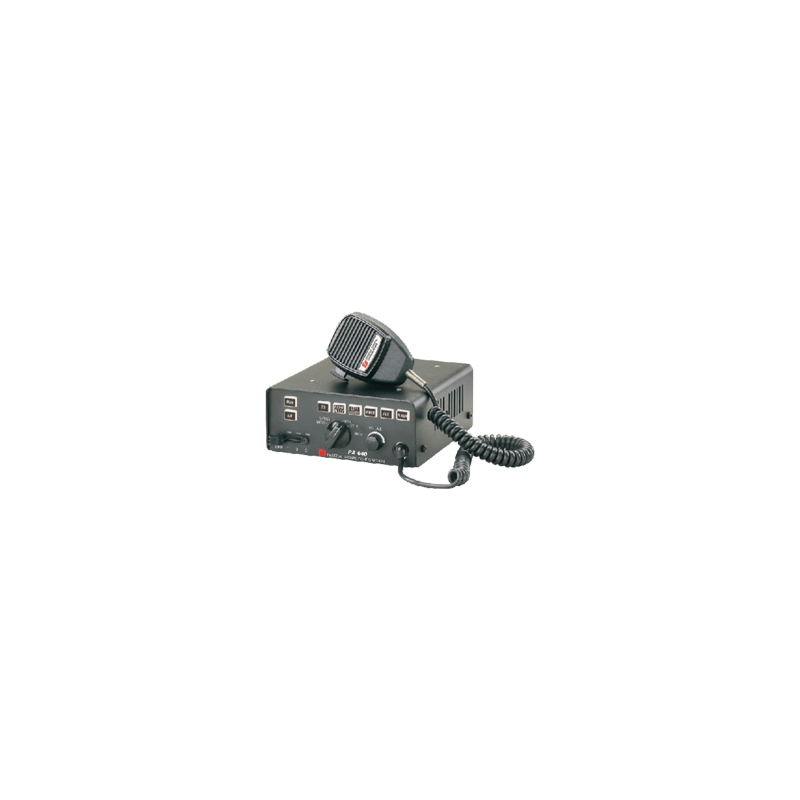 Sirena electrónica de 100 W con control para 6 luces auxiliares e interconexión para radio