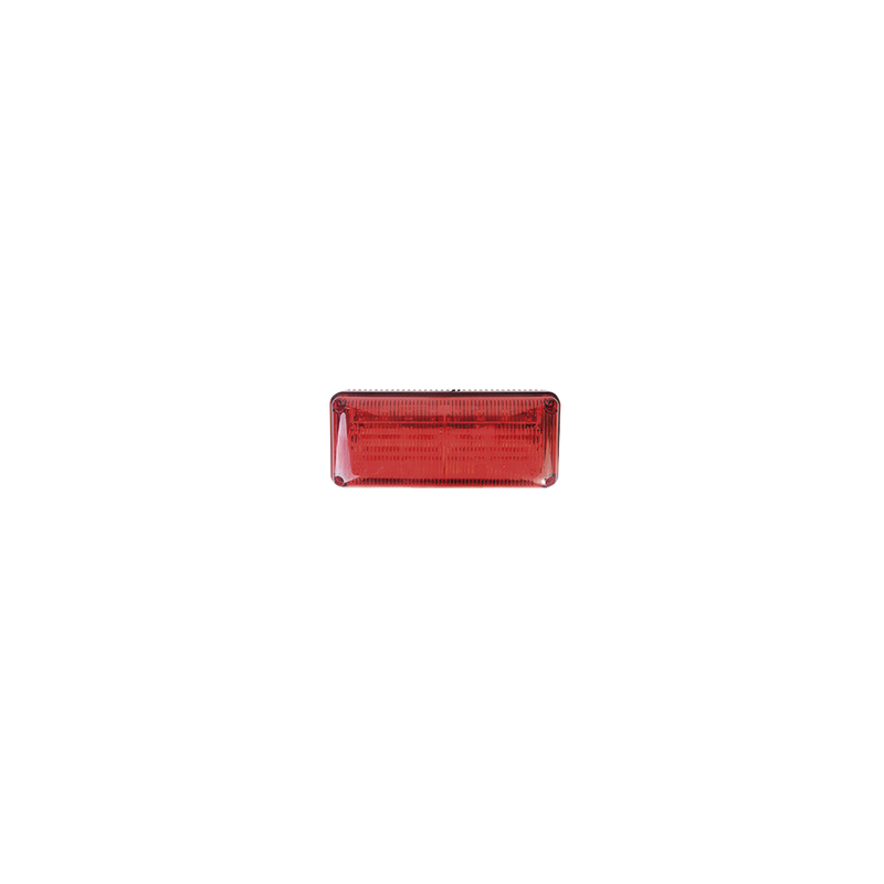 Luz de Emergencia QuadraFlare, Mica y LED Rojo, Ideal para Ambulancias