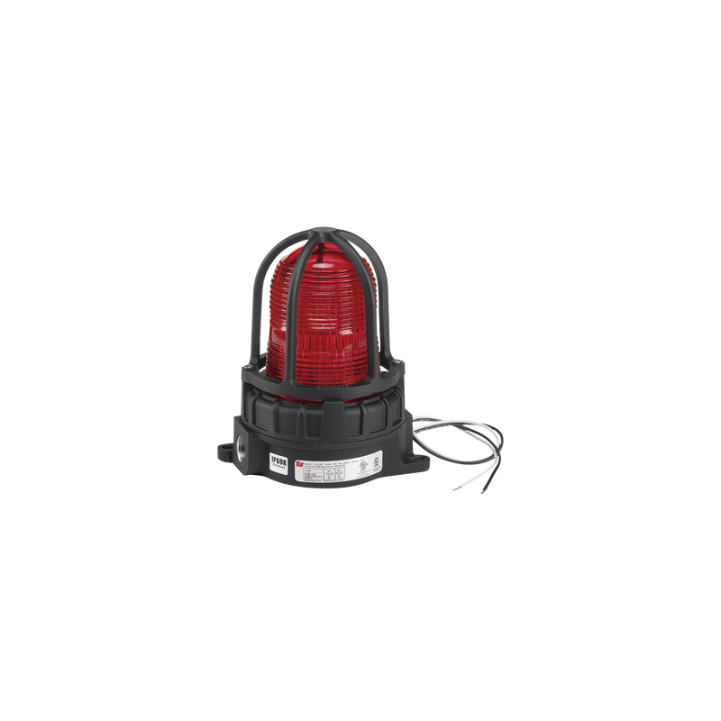 Luz LED advertencia roja Federal Signal 120/240V | Precio México - Envío Inmediato | LM Soluciones