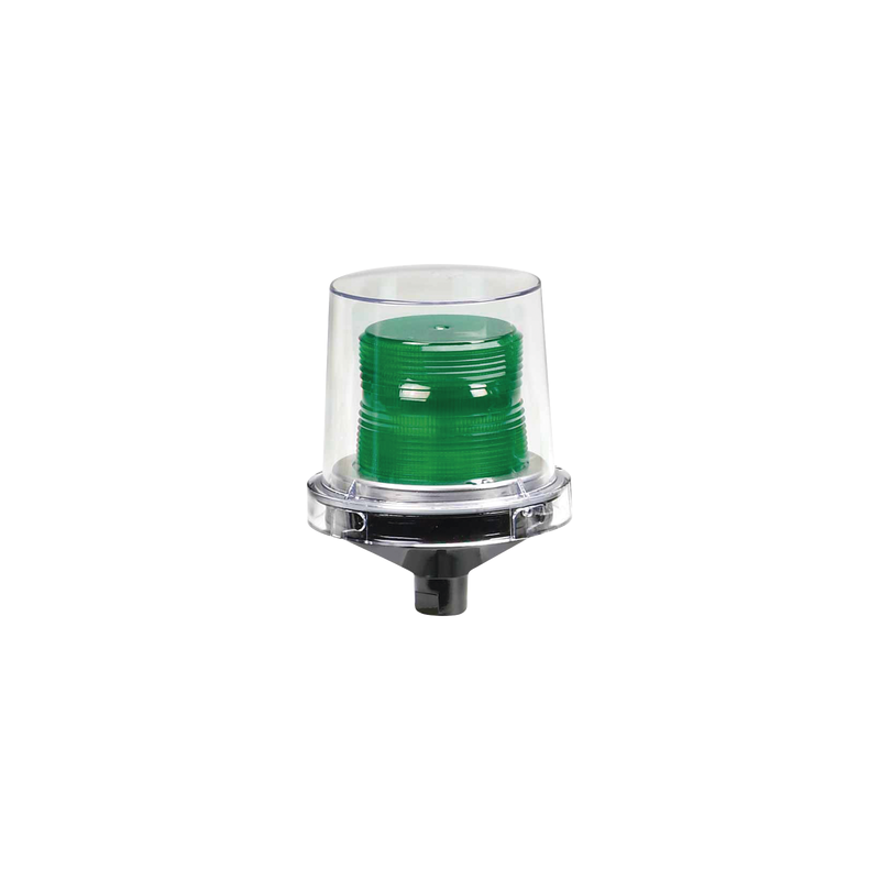 Luz advertencia LED 24VCD verde para ubicaciones peligrosas